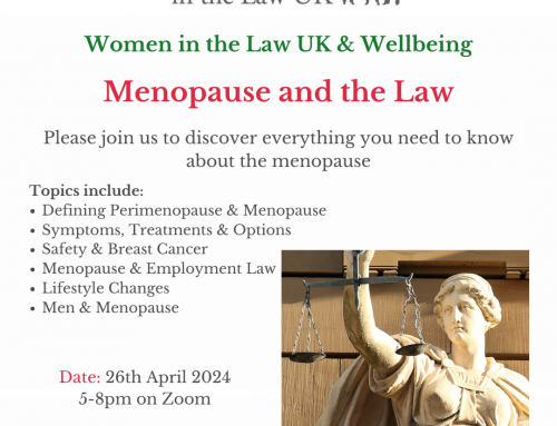 26th April – Menopause and the Law
